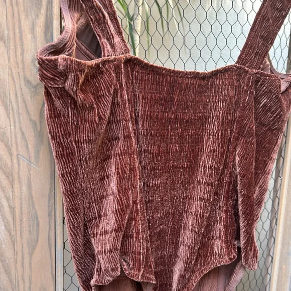 Urban Outfitters Out From Under Luna Velvet Bodysuit - Picture 9 of 11